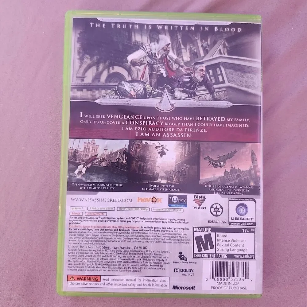 Assassin's Creed II (Microsoft Xbox‎ 360, 2009)